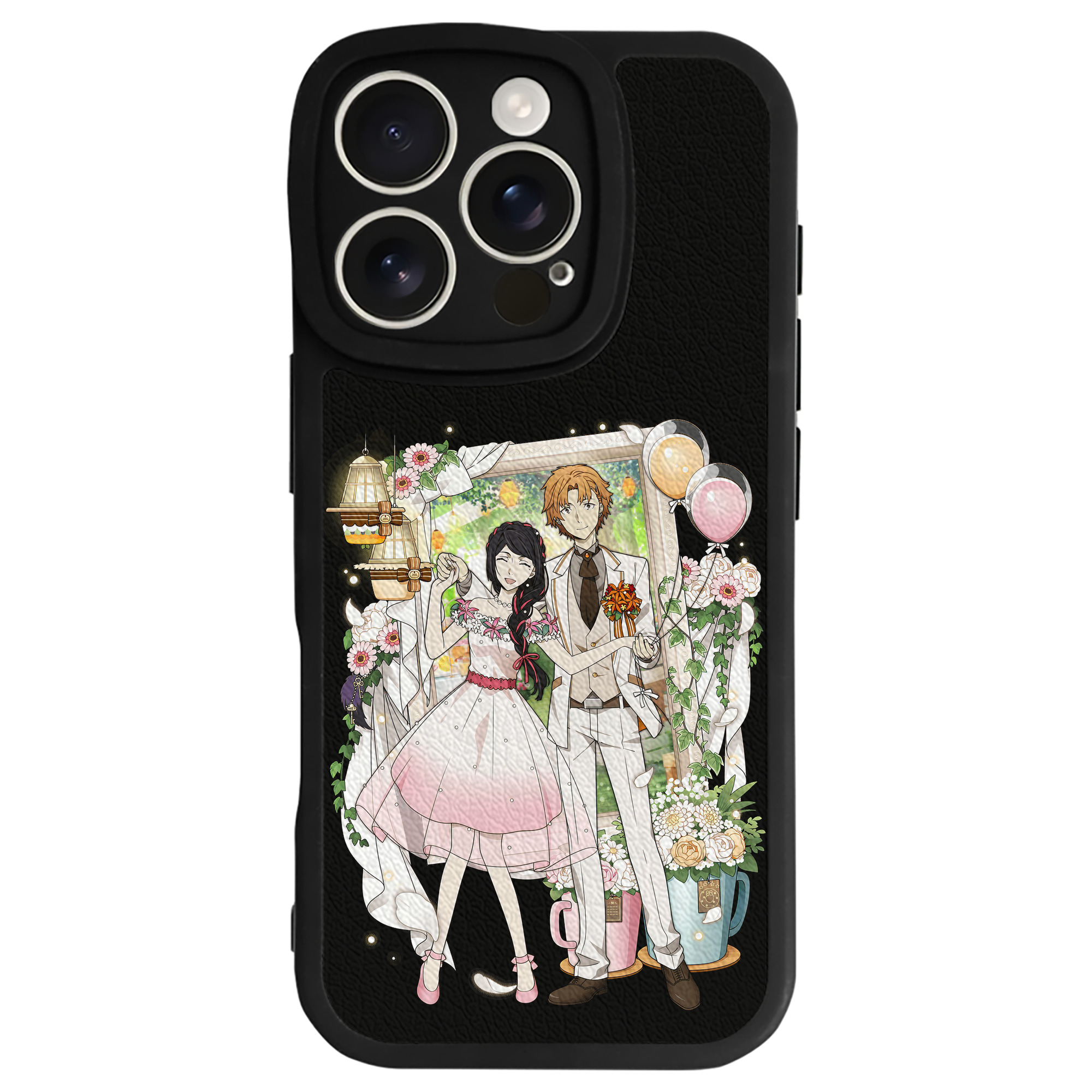 （画像用） 文豪ストレイドッグス Bungo Stray Dogs 【iPhone 16シリーズ対応】シリコンスマホケース（レザー調） 材質：シリコン
